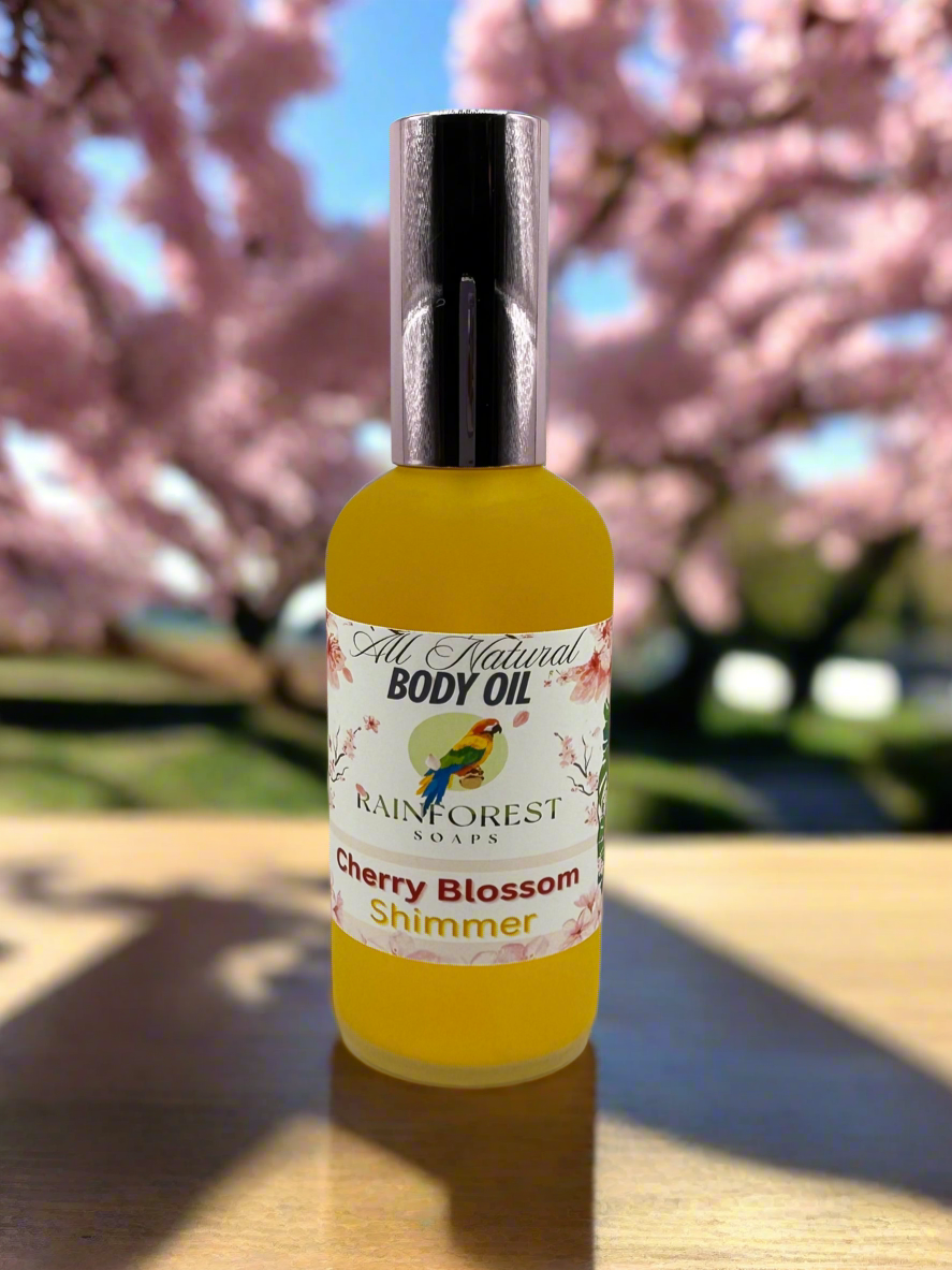 Cherry Blossom- Glow Body Oil Spray