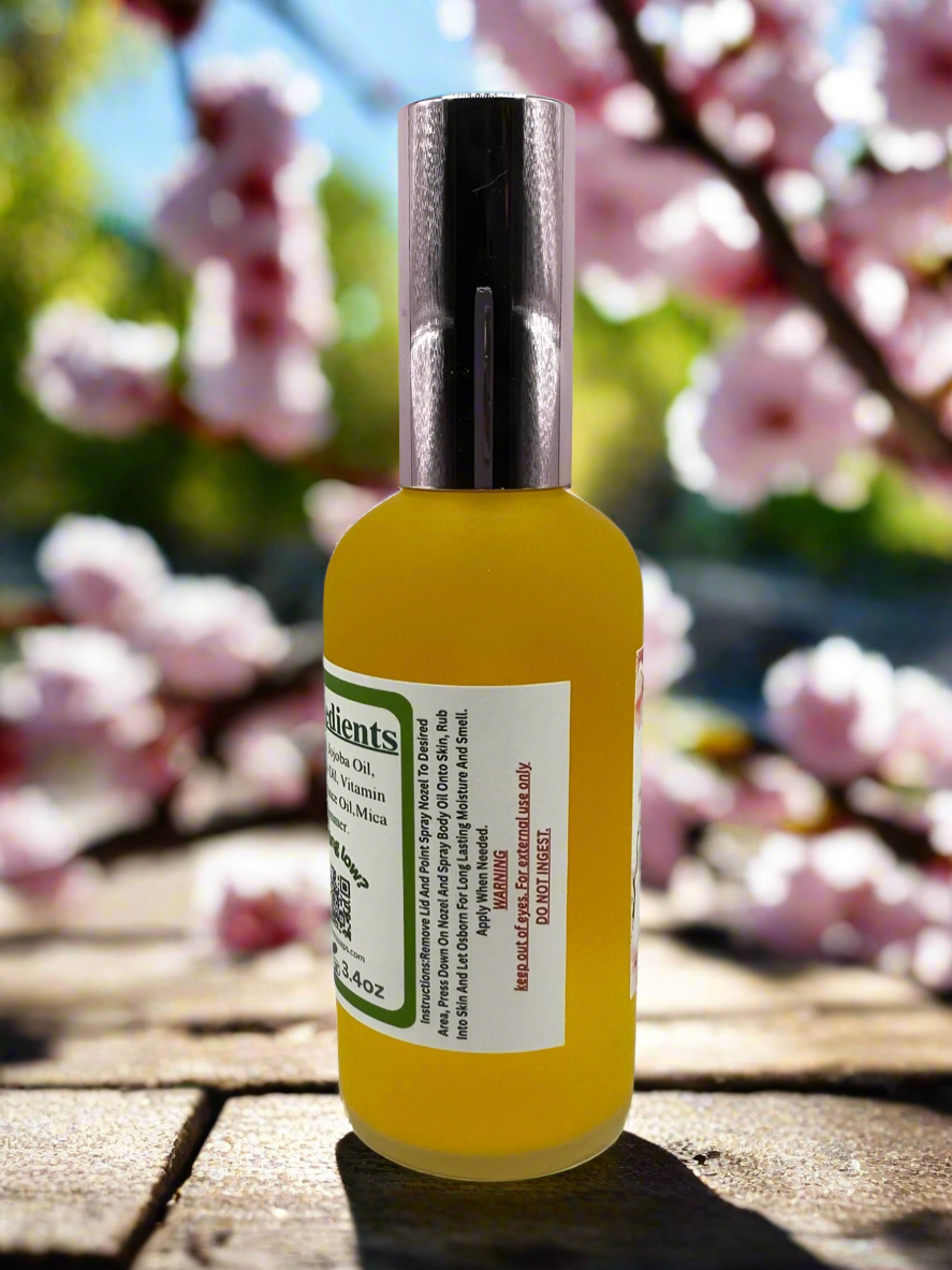 Cherry Blossom- Glow Body Oil Spray