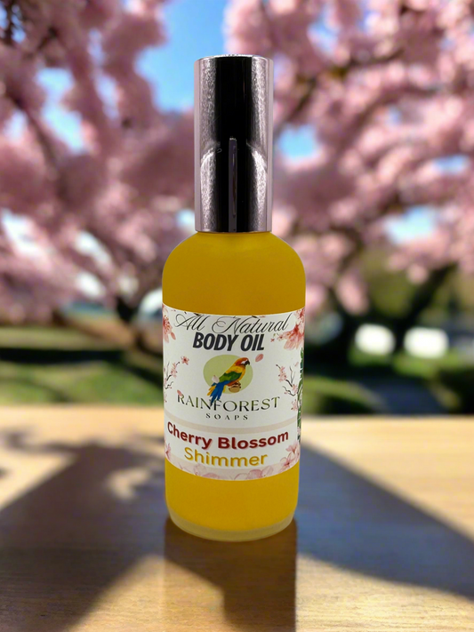 Cherry Blossom- Glow Body Oil Spray